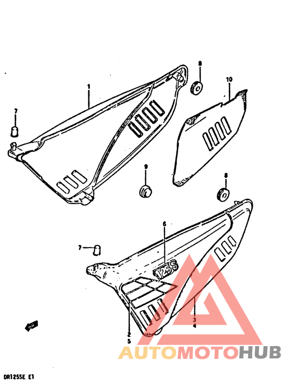Обтекатель задний
