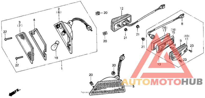 Задний фонарь