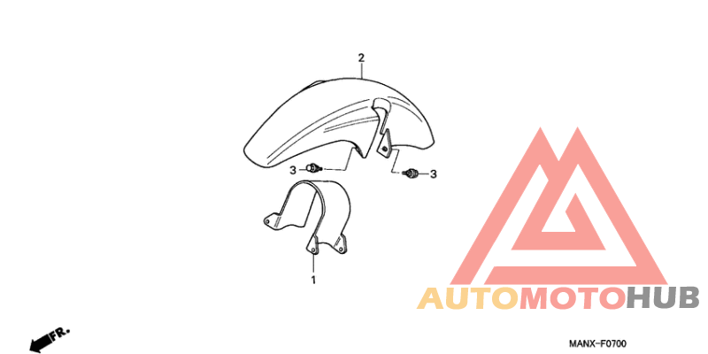 Front fender/ front disk cover