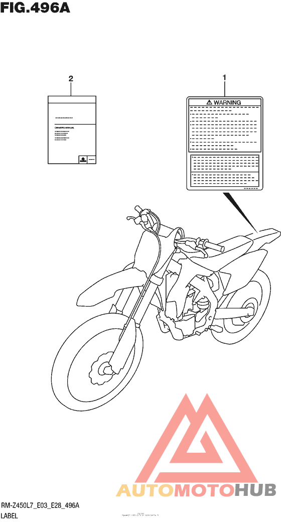 Label (Rm-Z450L7 E03)