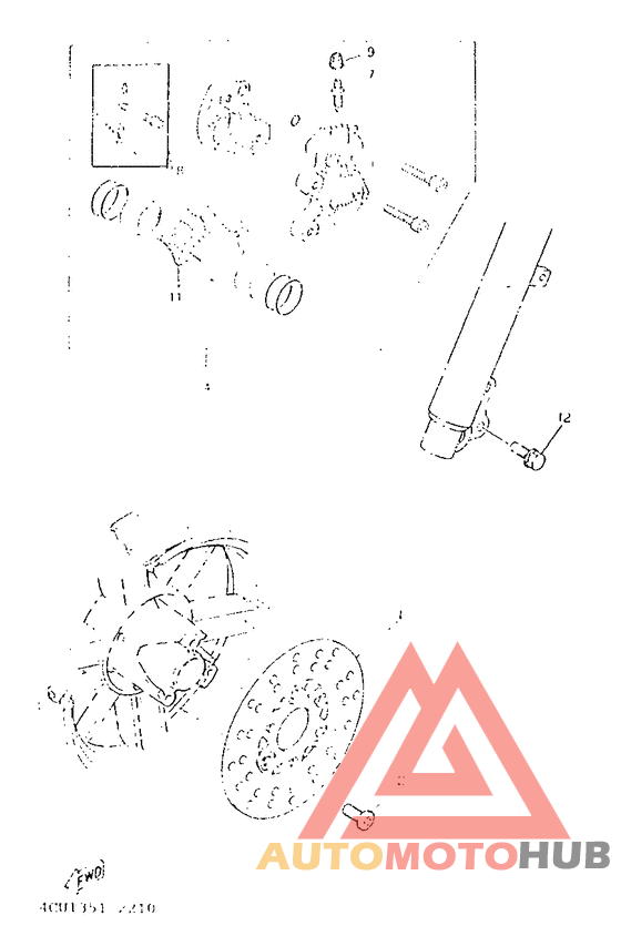 Vorderradbremssattel