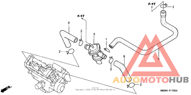 Air injection control valve ('99-'00)