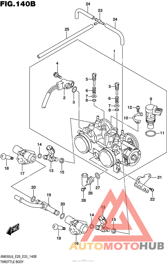 Throttle Body (An650Zl6 E28)