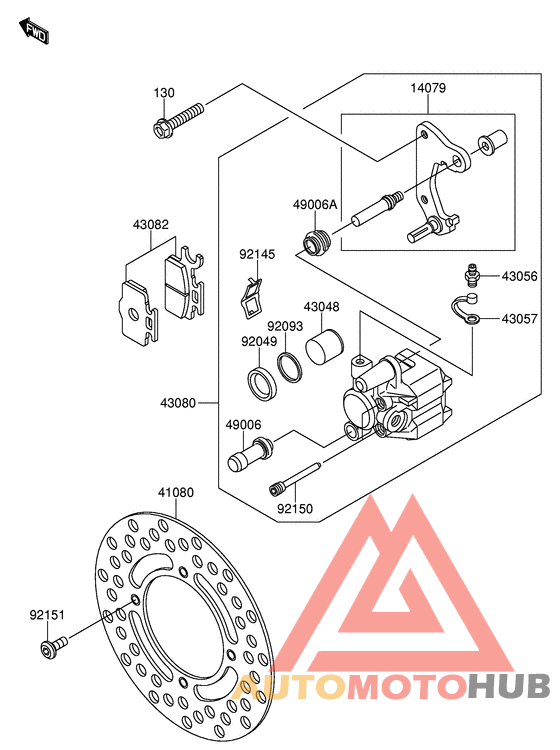 Передний суппорт