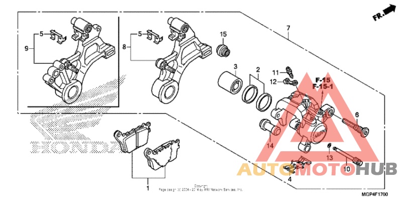 Задний суппорт