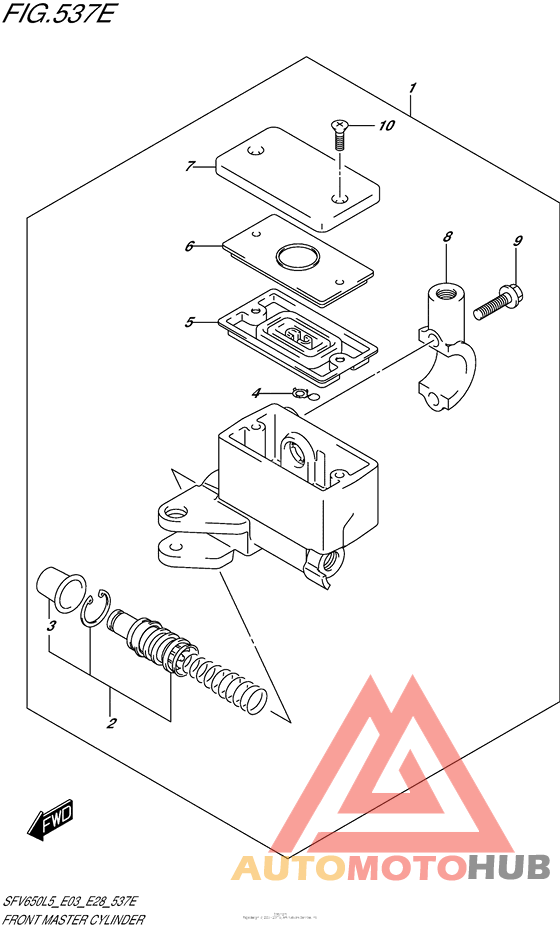 Front Master Cylinder (Sfv650Al5 E33)