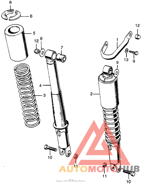 Задние амортизаторы