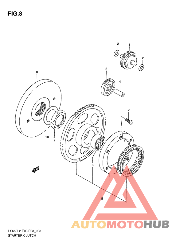Муфта стартера