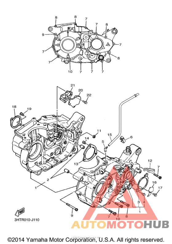 Картер двигателя