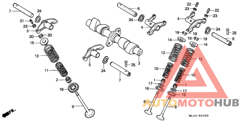 Распред вал/клапана