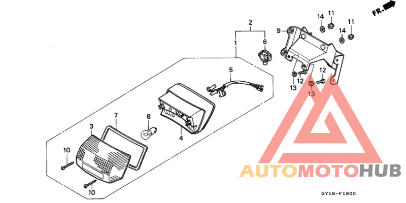 Taillight unit ass`y