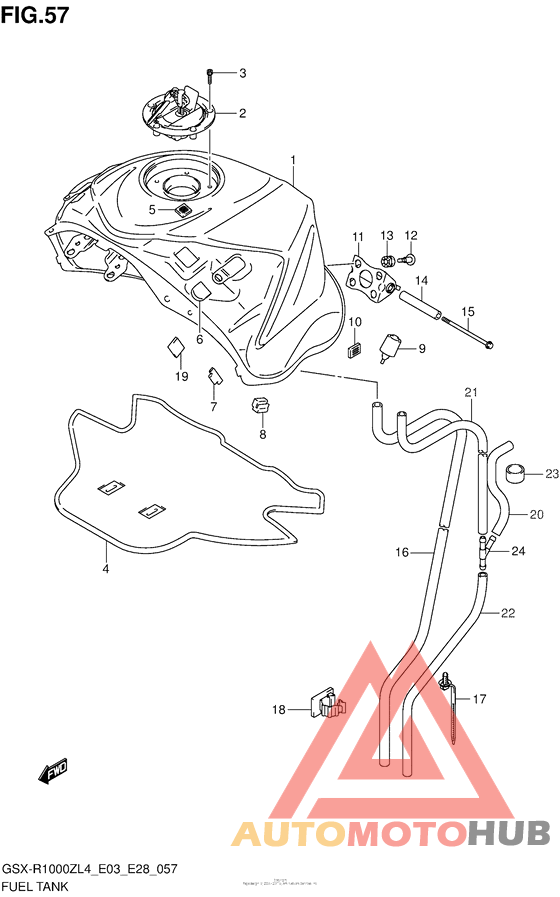Fuel Tank (Gsx-R1000Zl4 E03)