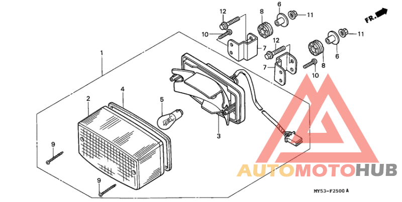 Taillight unit ass`y
