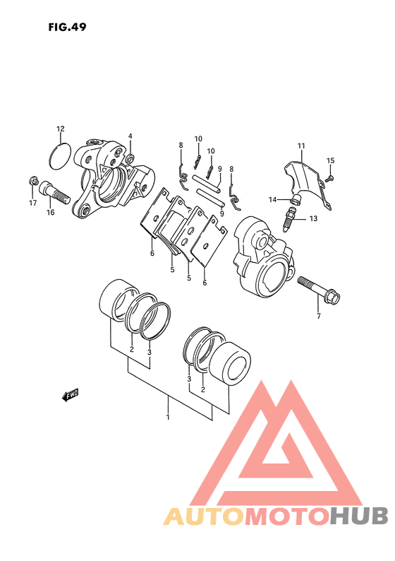 Передний суппорт