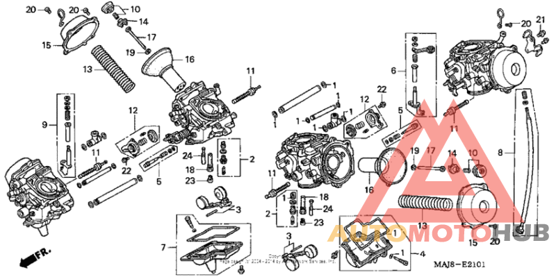 Детали карбюратора