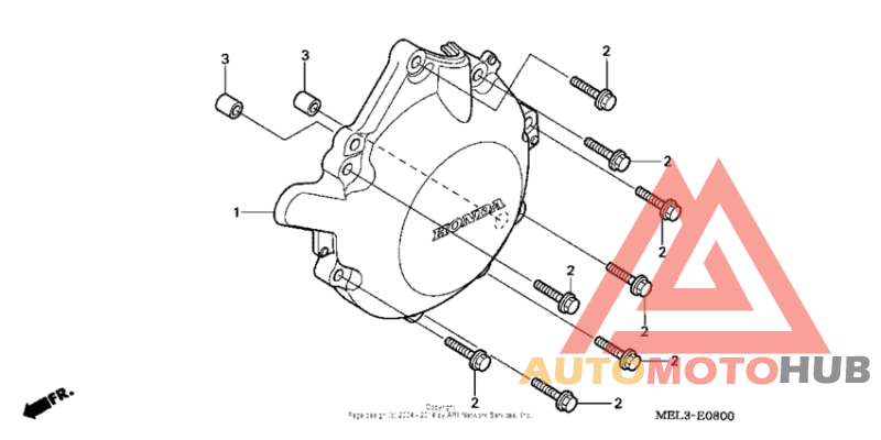 Крышка генератора
