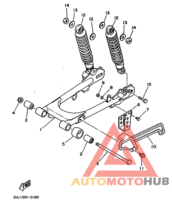 Rear arm. suspension