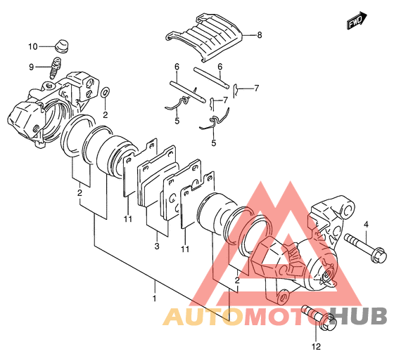 Задний суппорт