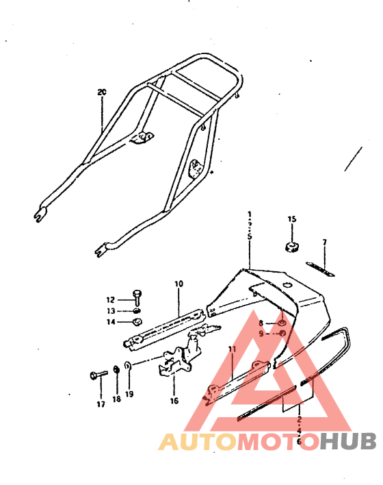 Обтекатель сидения