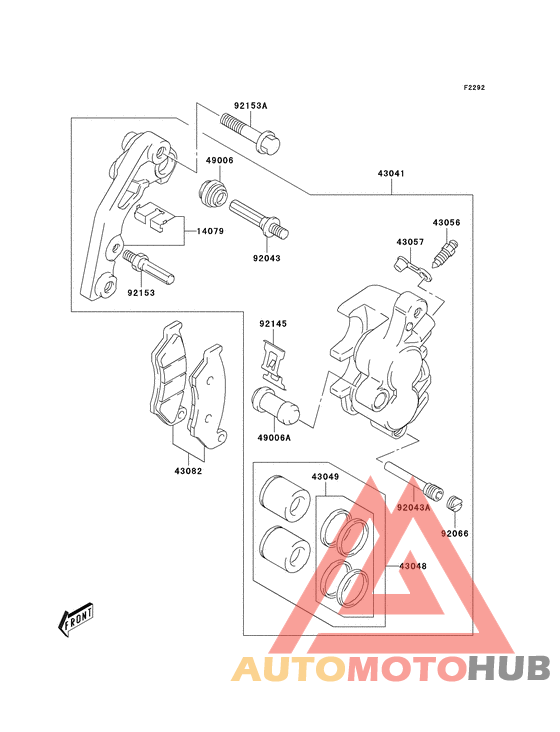 Передний суппорт