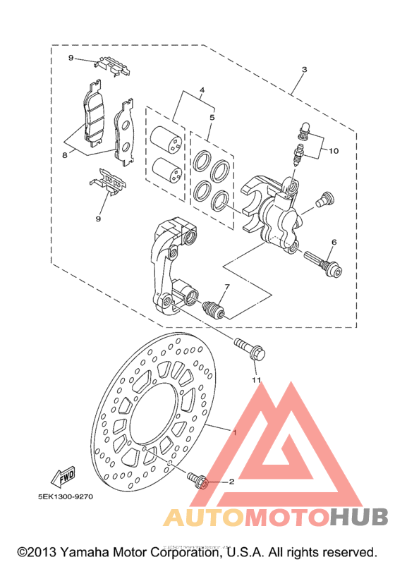 Передний суппорт