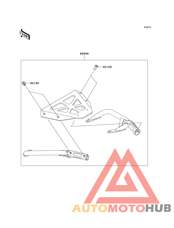 Accessory(top case stay)