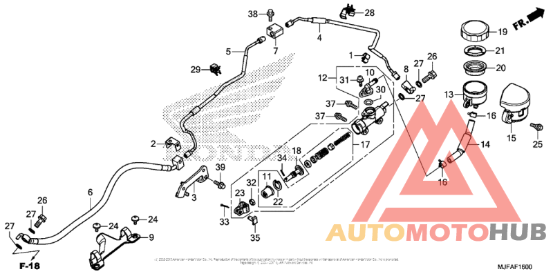Rear Brake Master Cylinder (1)