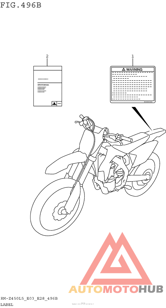 Label (Rm-Z450L5 E28)