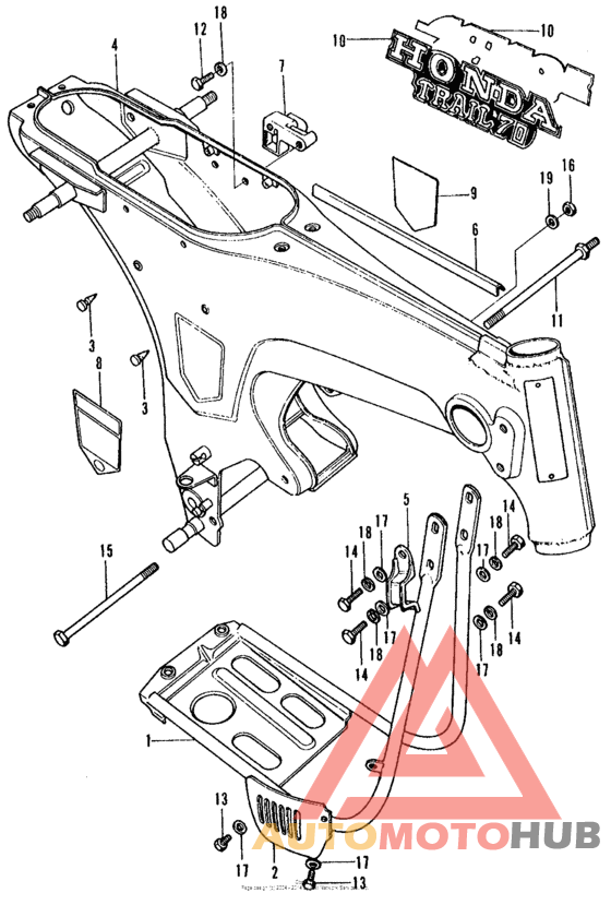 Frame + crankcase protector
