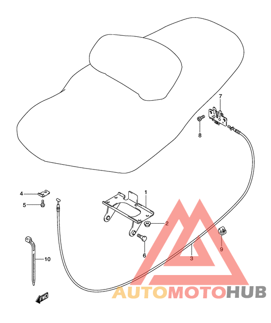 Seat support bracket
