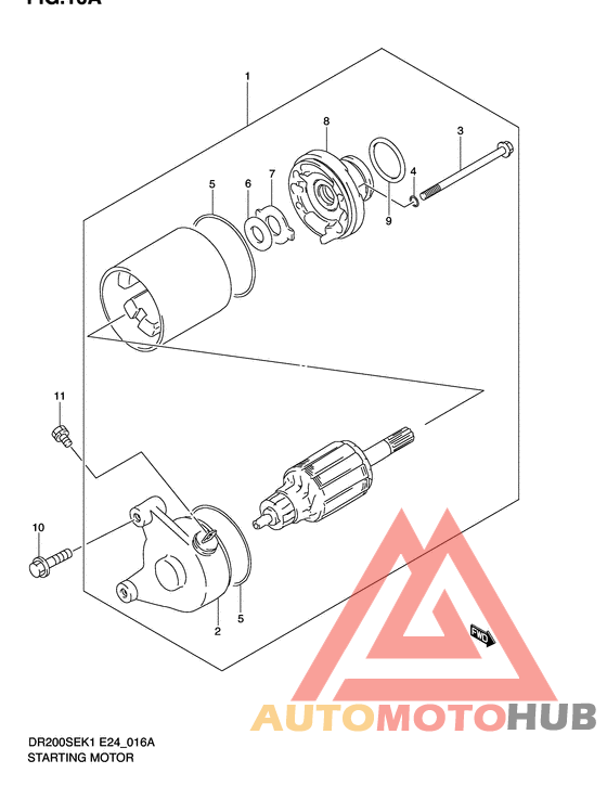 Стартерный мотор