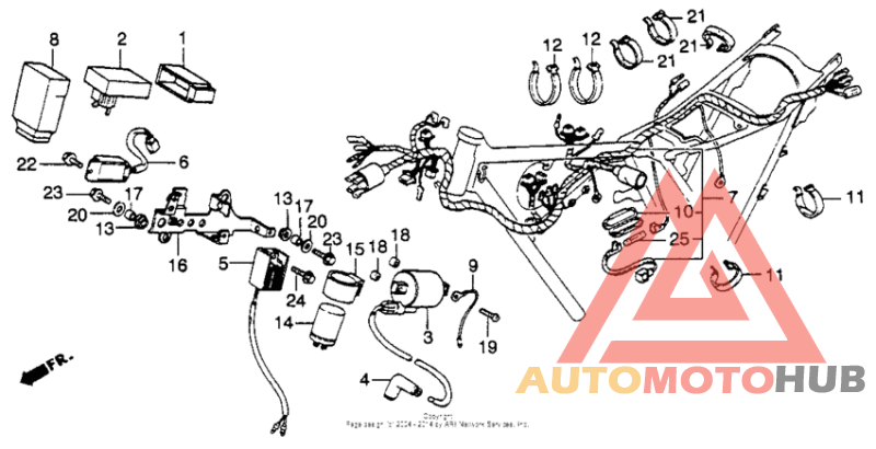 Wire harness + coil 82-83