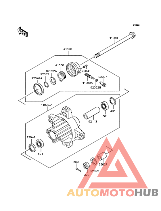 Переднее колесо