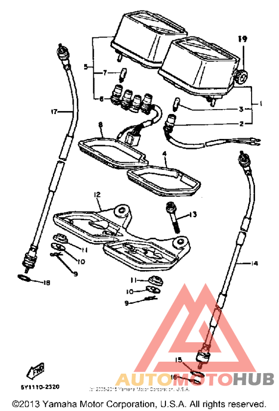 Speedometer tachometer