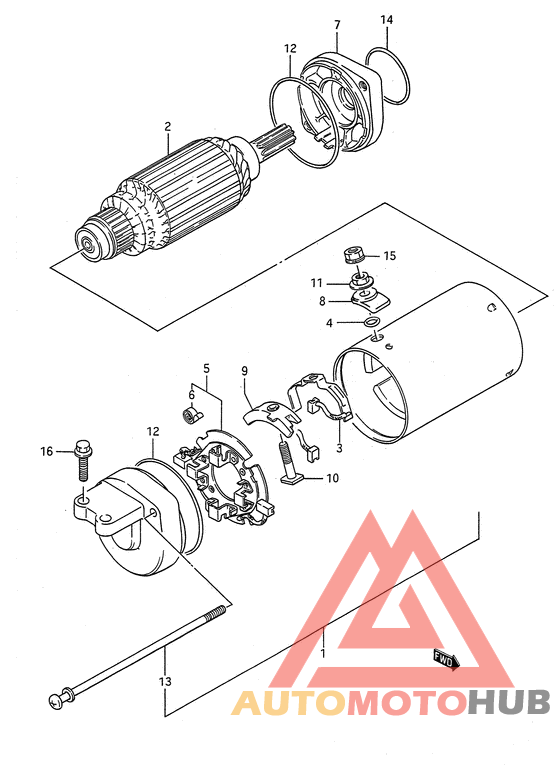 Стартерный мотор