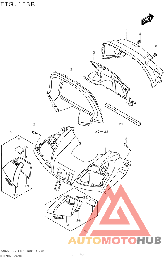 Meter Panel (An650L5 E33)
