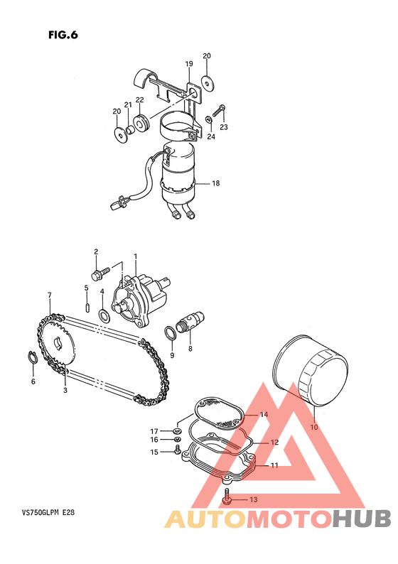 Масляный и топливный насос