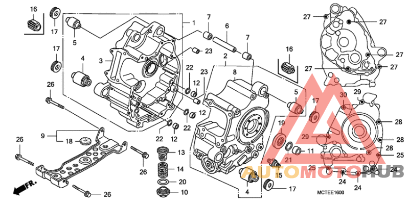 Картер двигателя