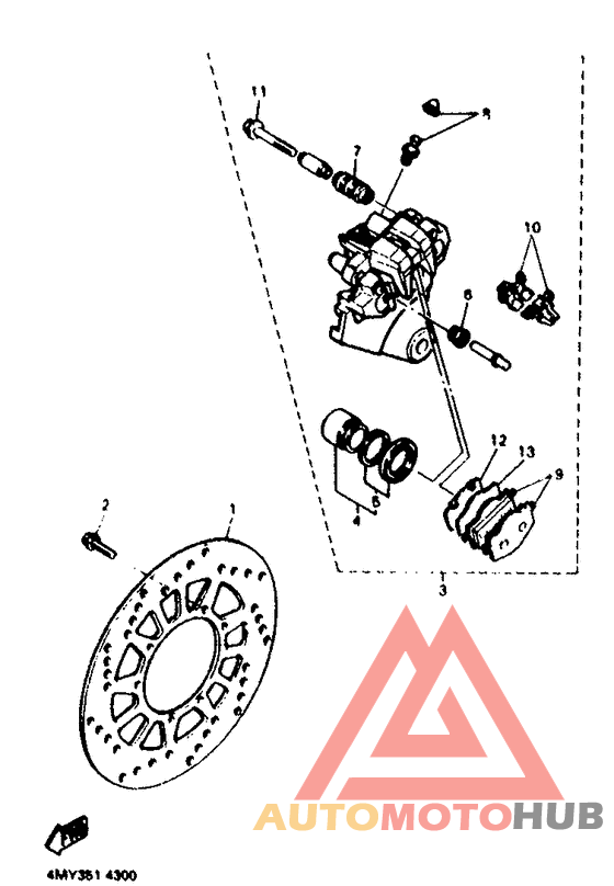 Задний суппорт