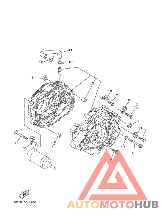 Картер двигателя