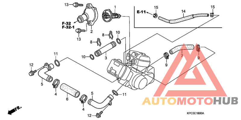 Water hose connection