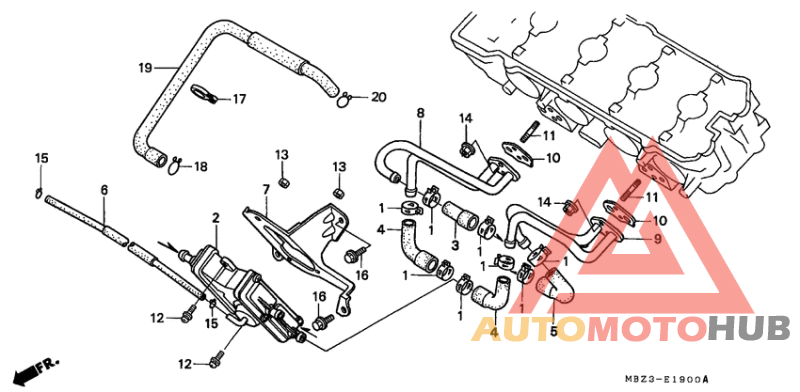 Воздушный клапан всасывания
