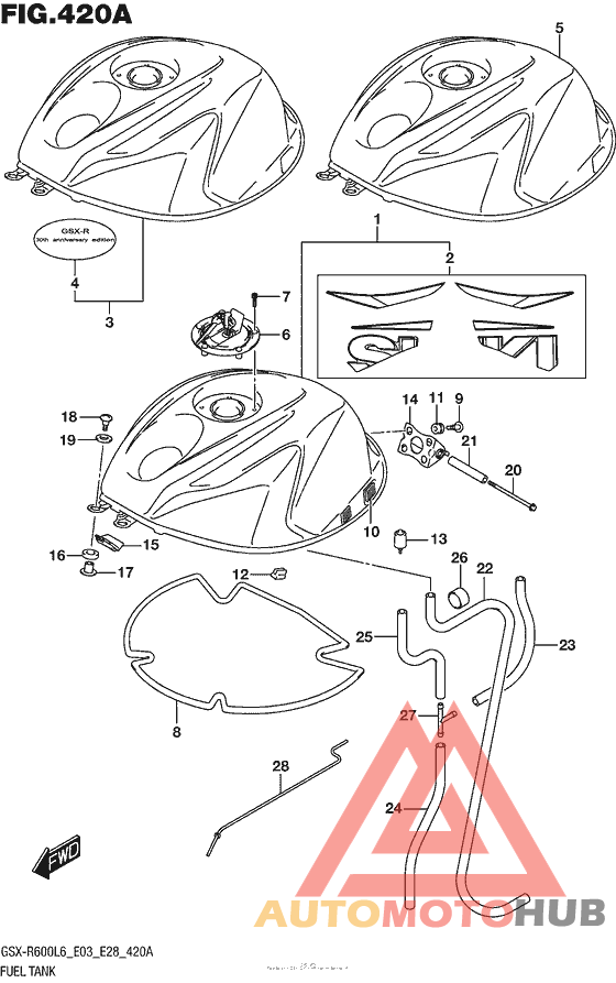 Fuel Tank (Gsx-R600L6 E03)