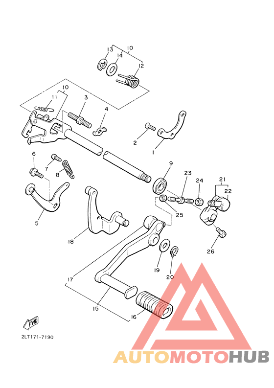 Вал переключения