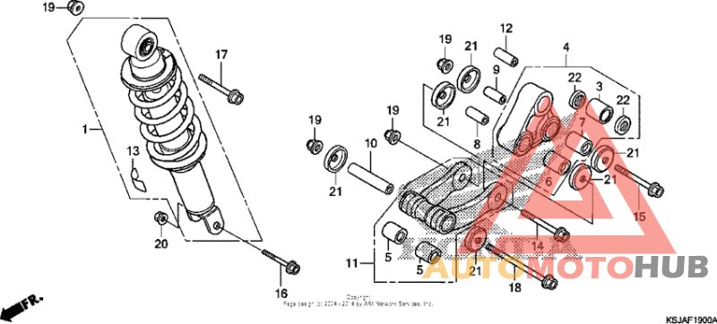 Задние амортизаторы