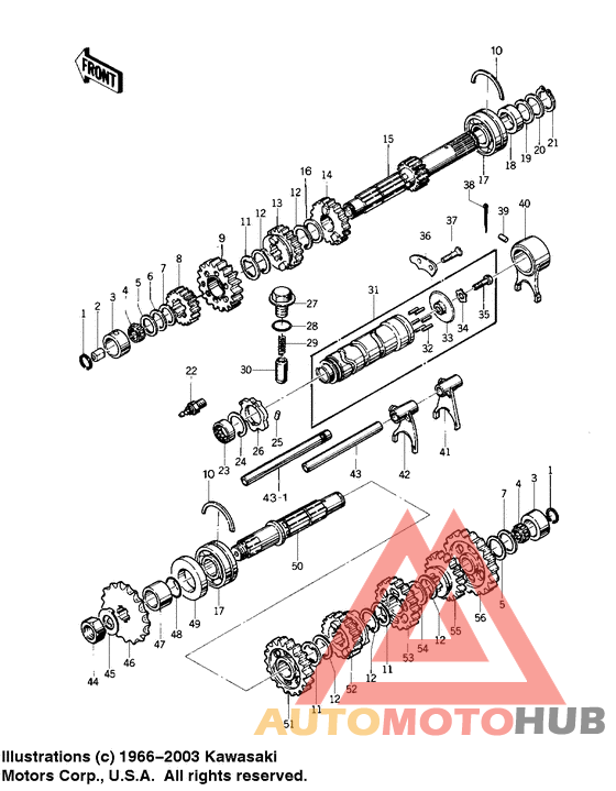 Transmission/change drum