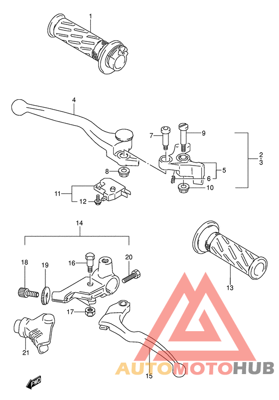 Рулевой рычаг