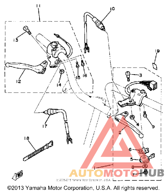 Handle switch - lever