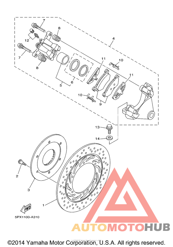 Задний суппорт