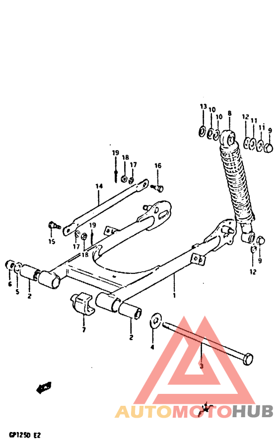 Маятник задний